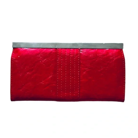 Metallic Clutch-Vibrant Red - Picture 4 of 4